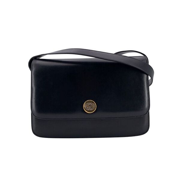 Gucci Vintage Leather Shoulder Bag